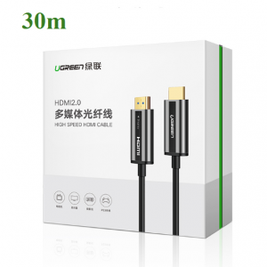 Cáp HDMI 2.0 Sợi Quang Dài 30M Hỗ Trợ 4K@60Hz HDR Cao Cấp Ugreen 50217